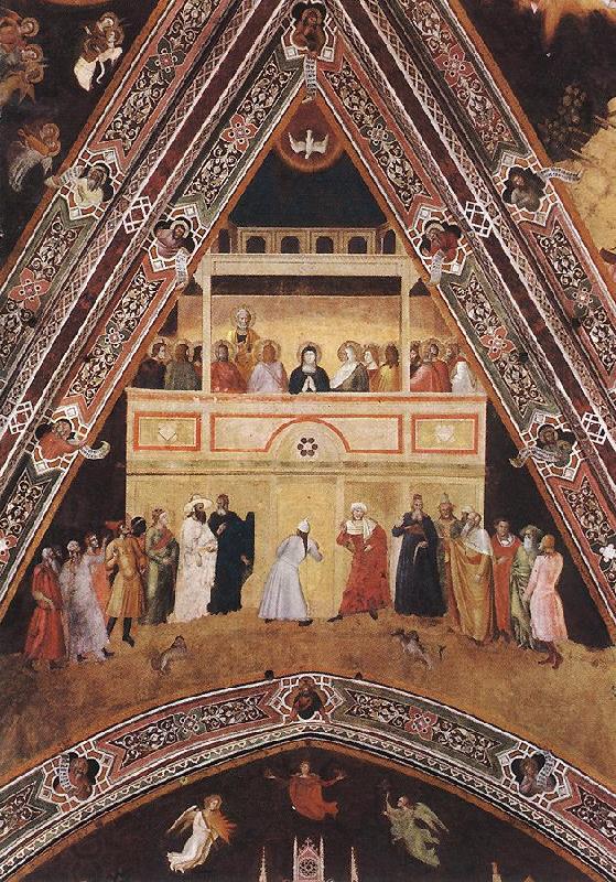 ANDREA DA FIRENZE Descent of the Holy Spirit China oil painting art